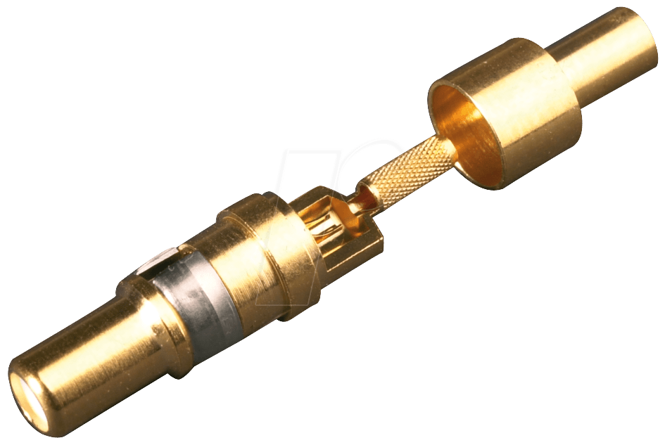 MIX-STG CO - D-SUB-Einzelkontakt, Koax, Stecker, 50 Ohm, gerade