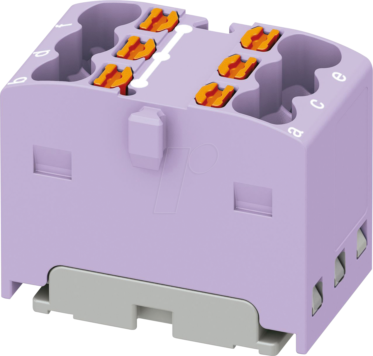 PHOE 3002784 - Verteilerblock PTFIX, 6x1,5, violett