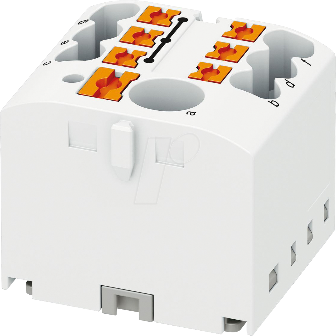 PHOE 3273342 - Verteilerblock PTFIX, 6/6x2,5, weiß