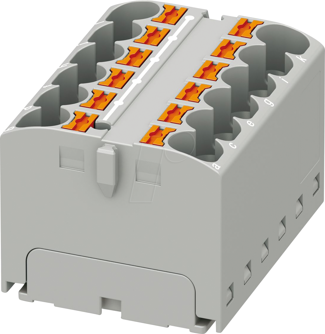 PHOE 3273944 - Verteilerblock PTFIX, 12x4, grau