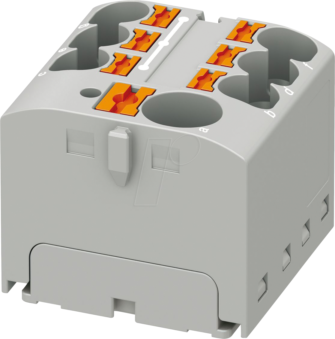 PHOE 3273988 - Verteilerblock PTFIX, 10/6x4, grau