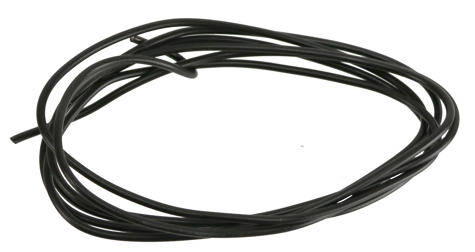 Draht YV, 0,8mm, 1m Spule, schwarz