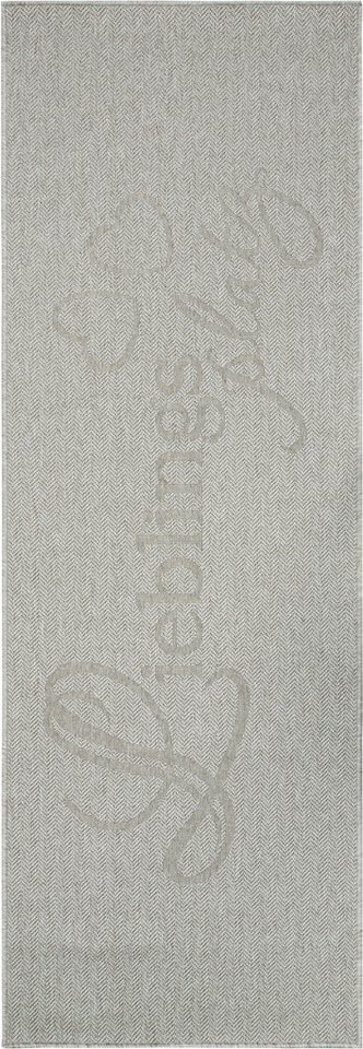 OTTO home Läufer Lieblingsplatz, mit Schriftzug, In- und Outdoor geeignet, rechteckig, Höhe: 5 mm, Wetterfest, UV-beständig, Küchenläufer, Camping, Balkon Bild 2