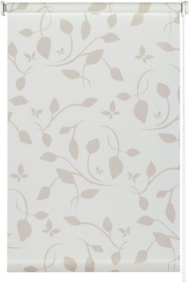 Seitenzugrollo Seitenzugrollo Design Ranke, Liedeco, transparent, freihängend, verschraubt, Lichtdurchlässig mit Sichschutz, flexibel montierbar Bild 2