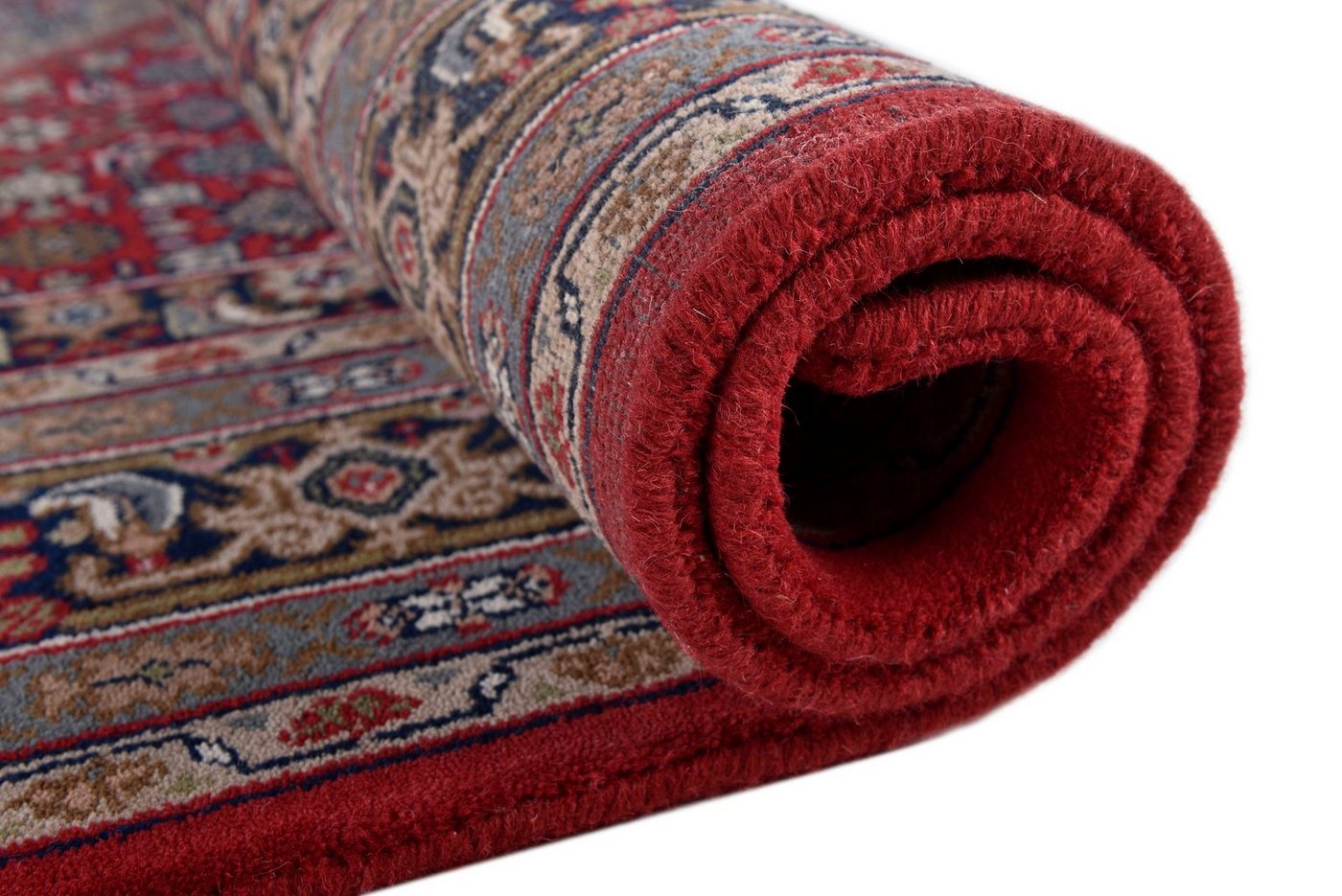 THEKO Orientteppich Benares Bidjar, handgeknüpft, rechteckig, Höhe: 12 mm, reine Wolle, mit Fransen, auch als Läufer, Wohnzimmer Bild 2