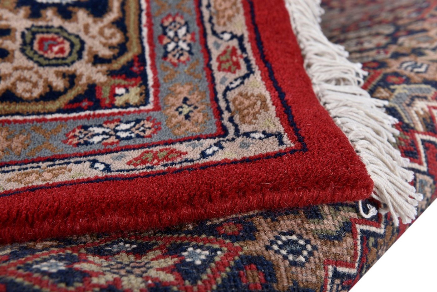 THEKO Orientteppich Benares Bidjar, handgeknüpft, rechteckig, Höhe: 12 mm, reine Wolle, mit Fransen, auch als Läufer, Wohnzimmer Bild 4