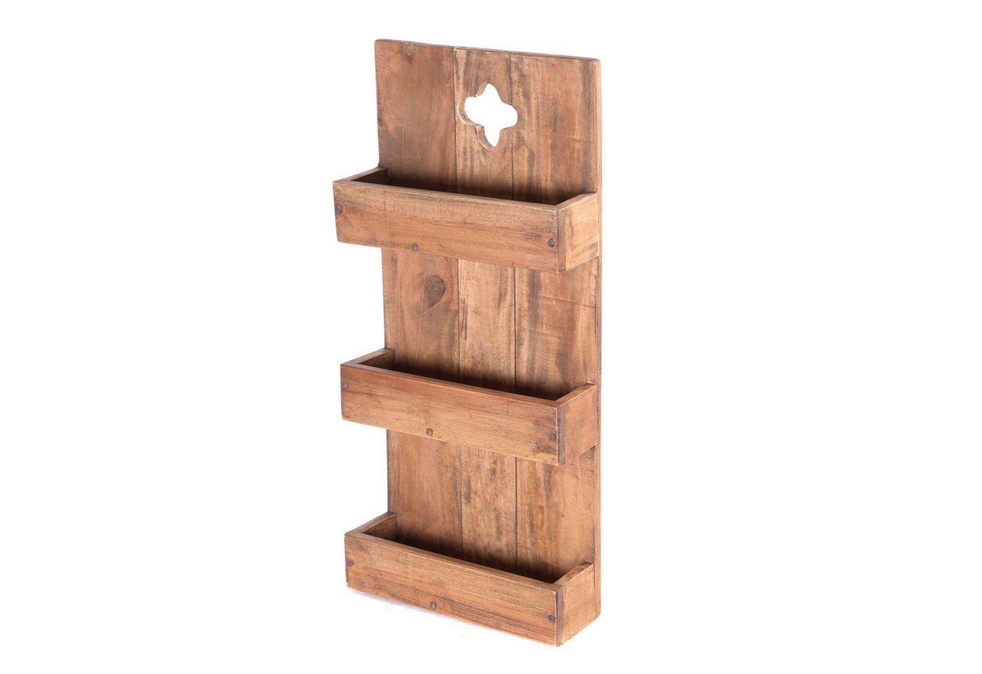 DESIGN DELIGHTS Wandregal WANDREGAL "DAYA", Massivholz, 65 cm, Holzregal mit Ablage Bild 4