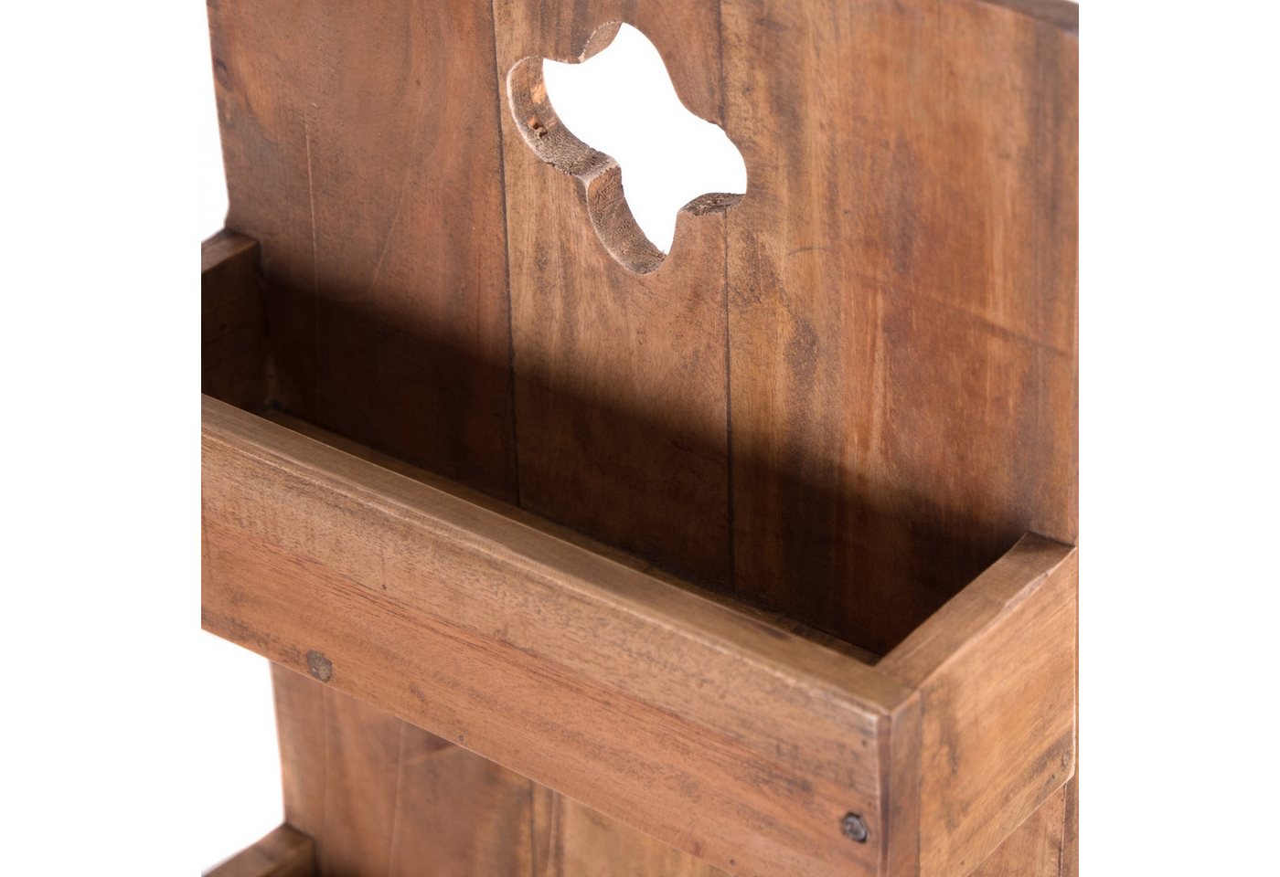 DESIGN DELIGHTS Wandregal WANDREGAL "DAYA", Massivholz, 65 cm, Holzregal mit Ablage Bild 5