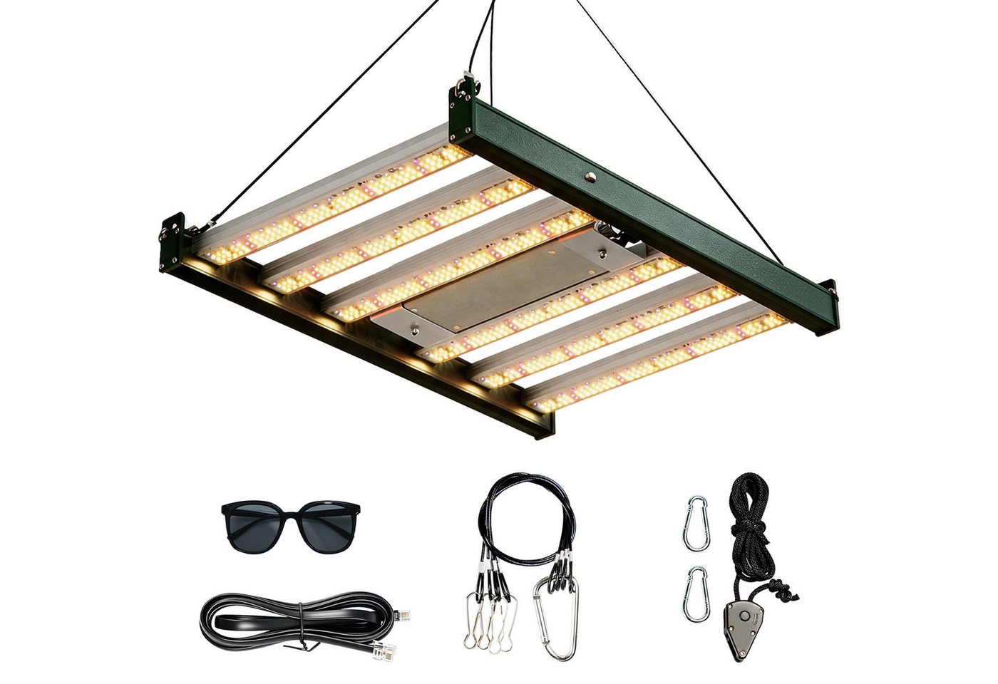 CannoBox Pflanzenlampe Pflanzenlampe GrowLampe LED Light UV+IR Growzelt, LED fest integriert Bild 3
