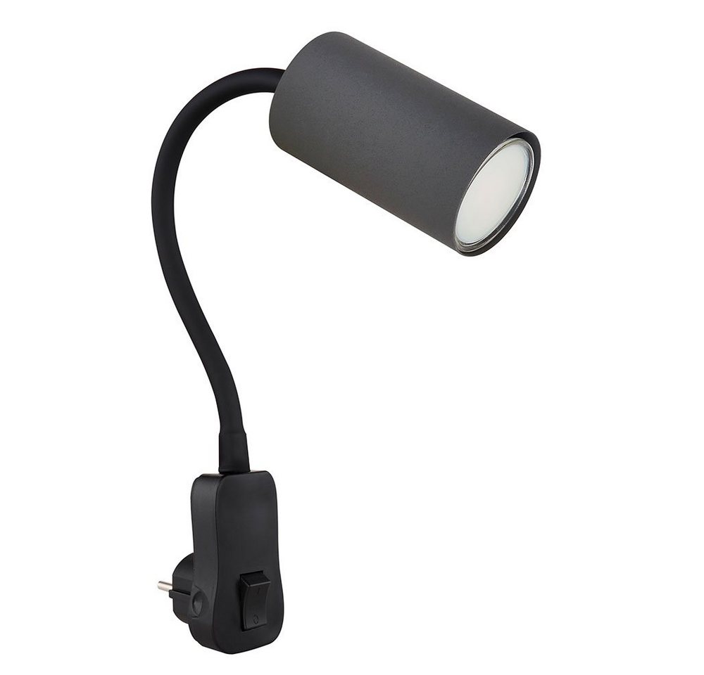 GLOBO LIGHTING Wandleuchte, Leuchtmittel nicht inklusive, Steckerleuchte GU10 Steckdosenlampe mit Schalter Küche Bild 3