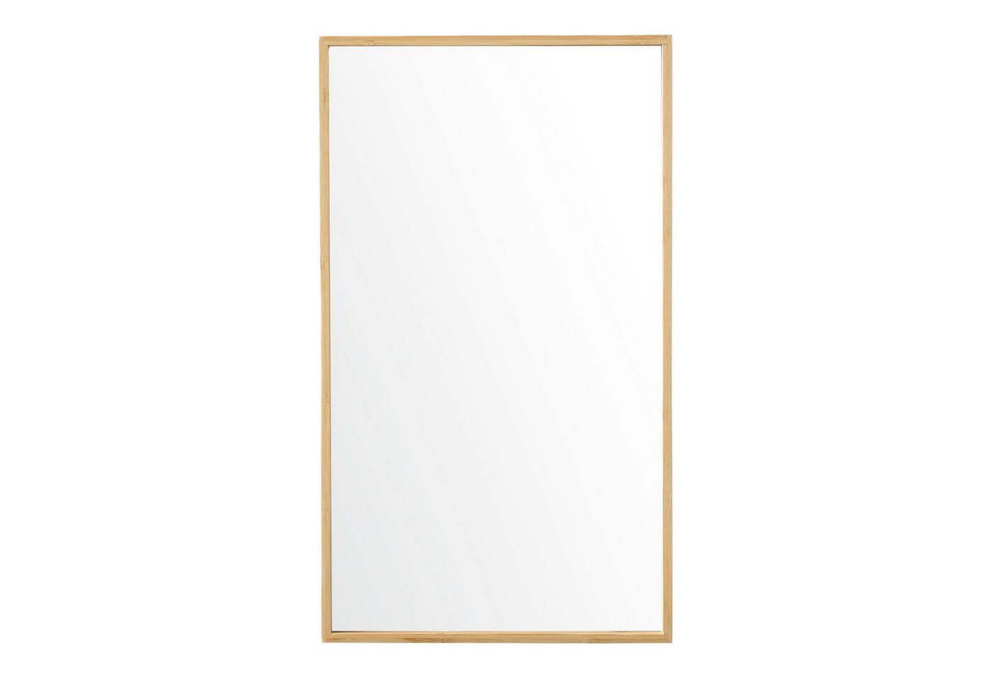 en.casa Spiegelschrank Ikorfat Badezimmer Schrank Bambus 60,5 x 35 x 14 cm Natur Bild 5