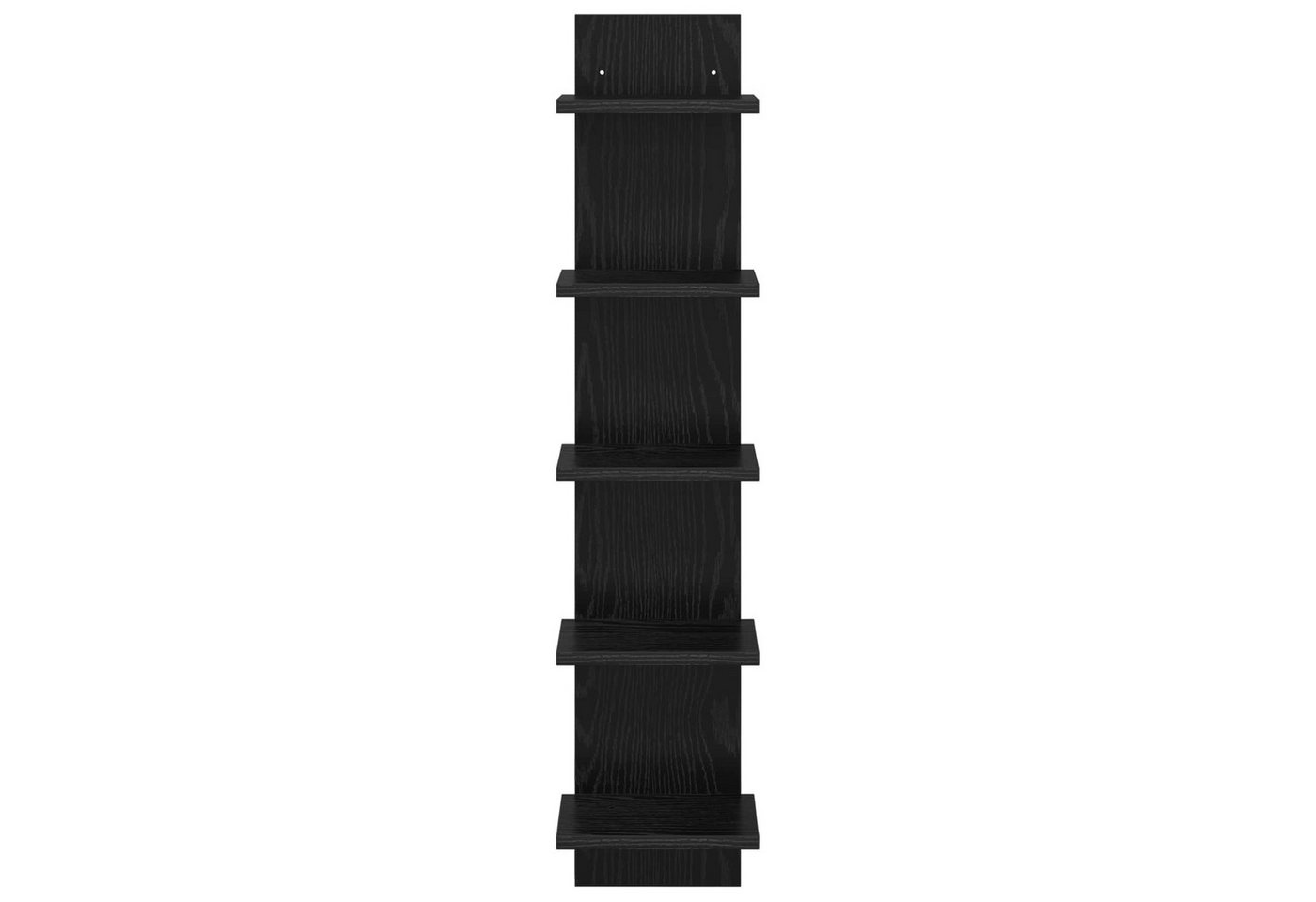 vidaXL Regal Wandregal Schwarze Eiche 22 x 15 x 100 cm Holzwerkstoff, 1-tlg.