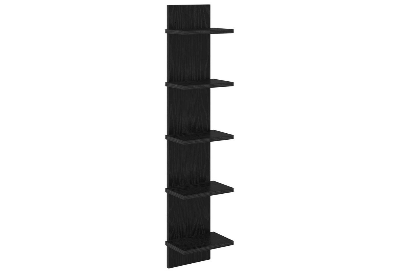 vidaXL Regal Wandregal Schwarze Eiche 22 x 15 x 100 cm Holzwerkstoff, 1-tlg. Bild 2