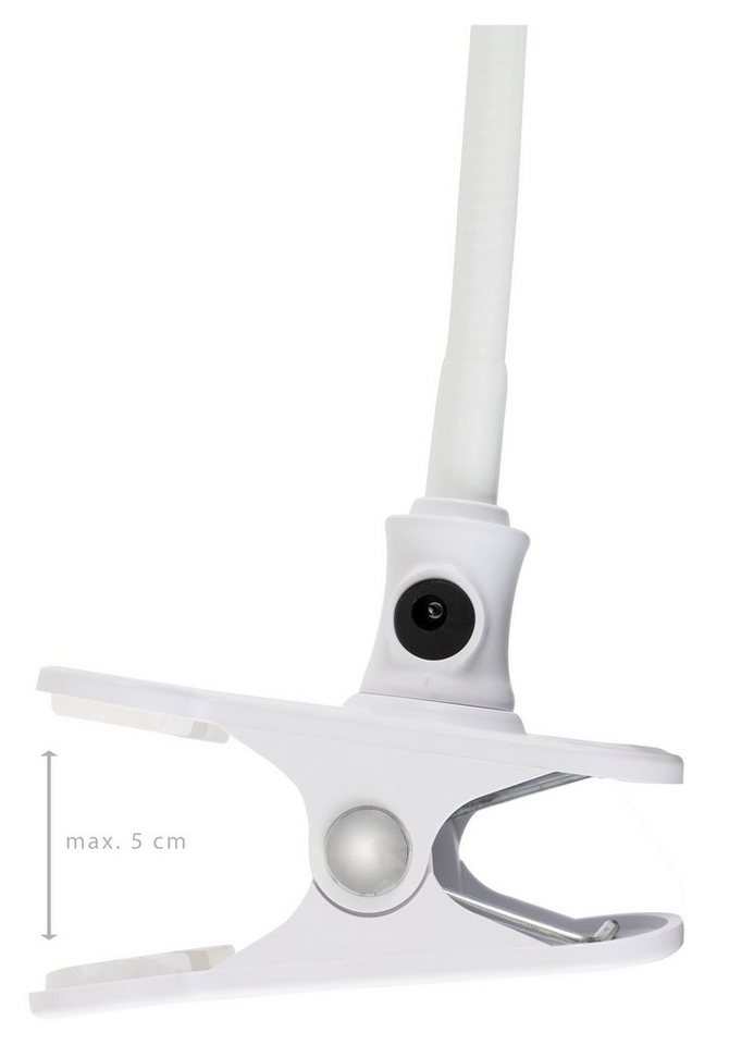 Showlite Lupenlampe LL-3036D Tisch-Lupenleuchte, 1,75-Facher Vergrößerung, LED fest integriert, Tageslichtweiß, Leselupe mit Licht für Senioren mit 3 Dioptrien