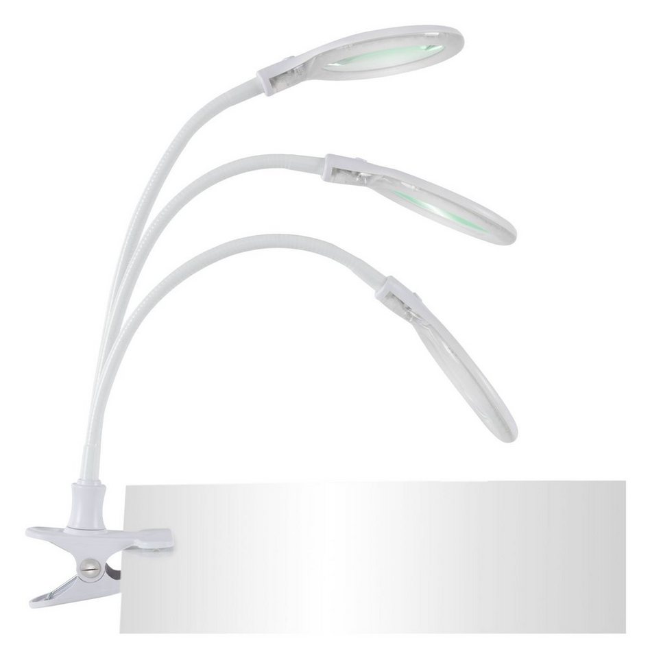 Showlite Lupenlampe LL-3036D Tisch-Lupenleuchte, 1,75-Facher Vergrößerung, LED fest integriert, Tageslichtweiß, Leselupe mit Licht für Senioren mit 3 Dioptrien Bild 3