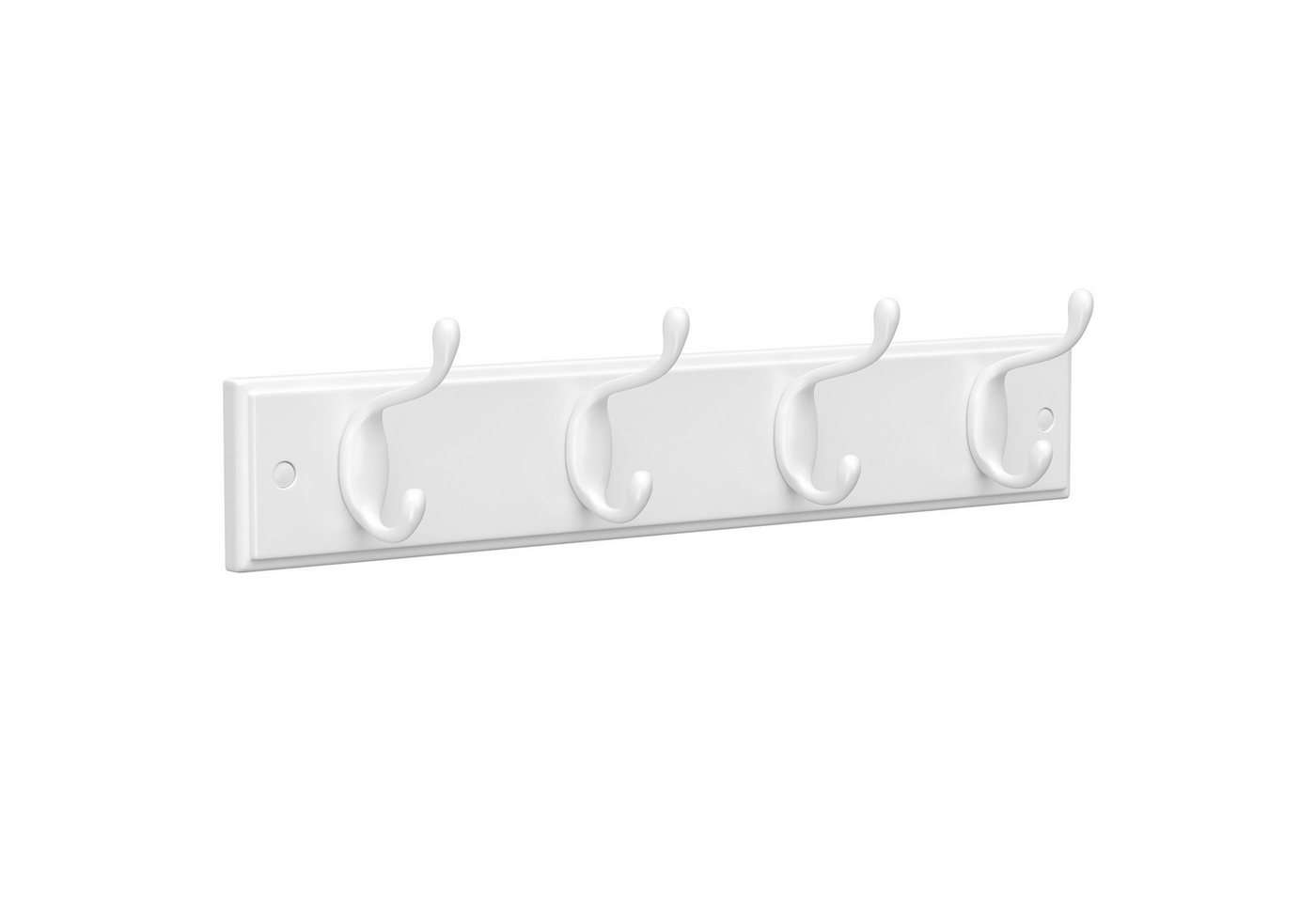 SONGMICS Wandgarderobe Garderobe für Taschen, Mäntel, Möbel für Eingangsbereich, mit 4 Doppelhaken aus Aluminiumlegierung Bild 5
