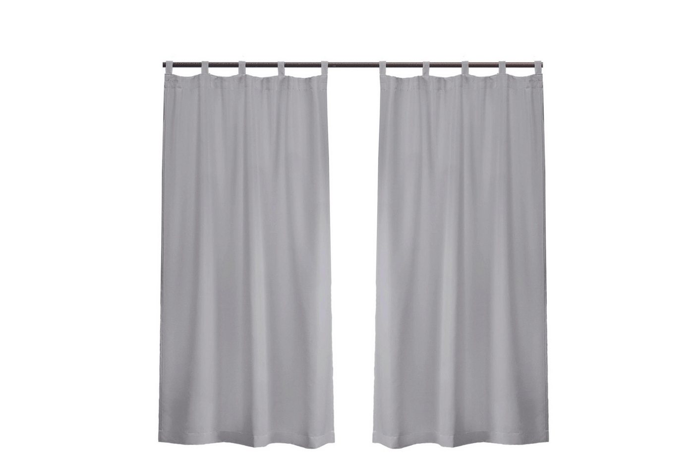 Lapamax Outdoorvorhang Wasserfest Sonnenschutz Winddicht Gardine mit Klettband, 1/2 Stück (1 St), Schlaufen, Polyester, UV-Schutz Outdoor gardinen, für Balkon Terrasse Pergola Pavillon Bild 3