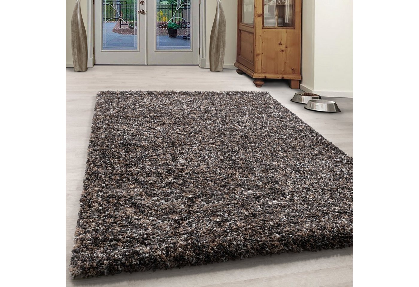 Stilvoll Günstig Hochflor-Teppich Teppich für den Flur oder Küche Meliertes Design, Läufer, Höhe: 30 mm Bild 2