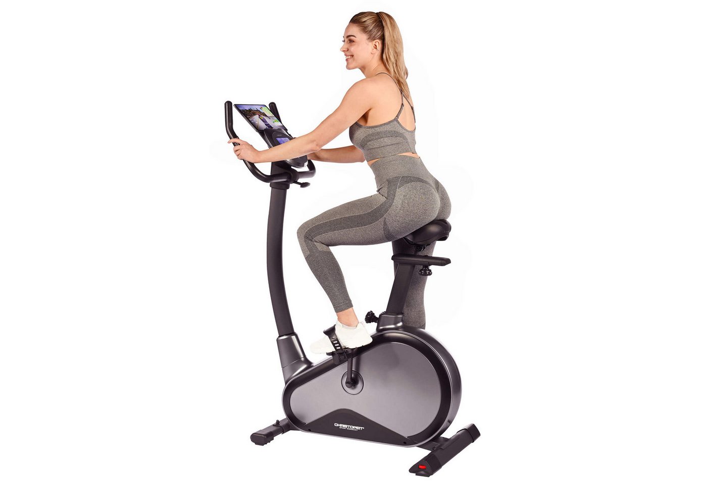Christopeit Sport® Ergometer EM 8000 (Kinomap App kompatibel), 150 kg max. Benutzergewicht, Fahrrad, 32 Widerstandsstufen Bild 5