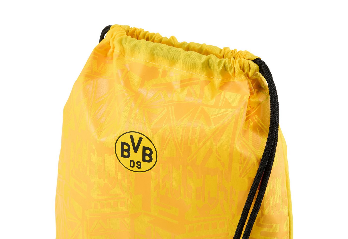 PUMA Sporttasche BVB ESS GYM SACK, mehrfarbiges Design, aus Polyester, für Erwachsene