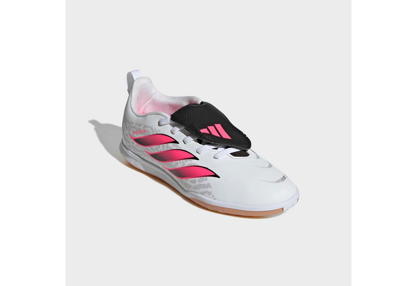 adidas Performance PREDATOR CLUB KIDS, HALLENBÖDEN, UMSCHLAGBARE ZUNGE Fu ßballschuh für Hallenboden, für Jugendliche & Kinder Bild 3