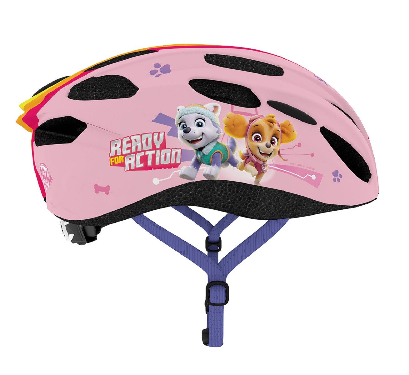 PAW PATROL Kinderfahrradhelm Sicherer Helm für Kinder mit 17 Lüftungsöffnungen (52-56 cm)