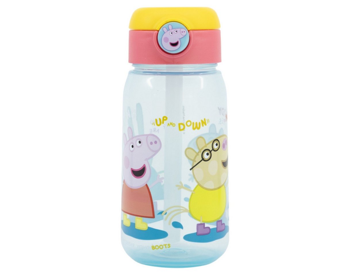 Storline Trinkflasche Peppa Pig 510ml – Kinderflasche mit Trinkhalm & Druckverschluss Bild 3