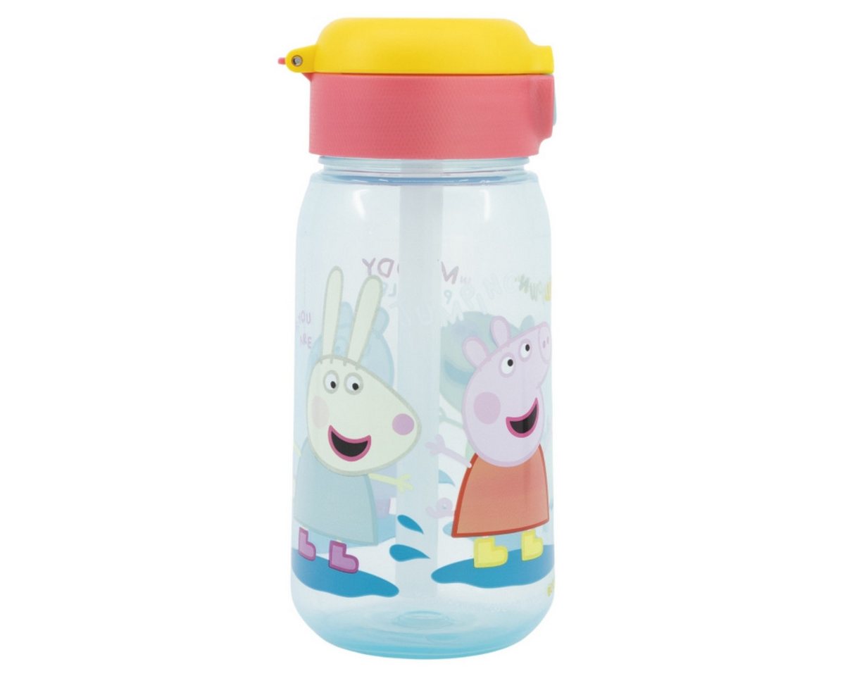 Storline Trinkflasche Peppa Pig 510ml – Kinderflasche mit Trinkhalm & Druckverschluss Bild 4