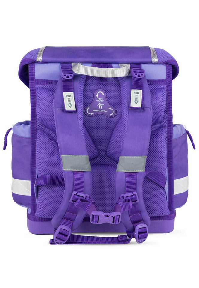 Belmil Schulranzen Classy Ergonomisch Set (Schulranzen Set 4 tlg)