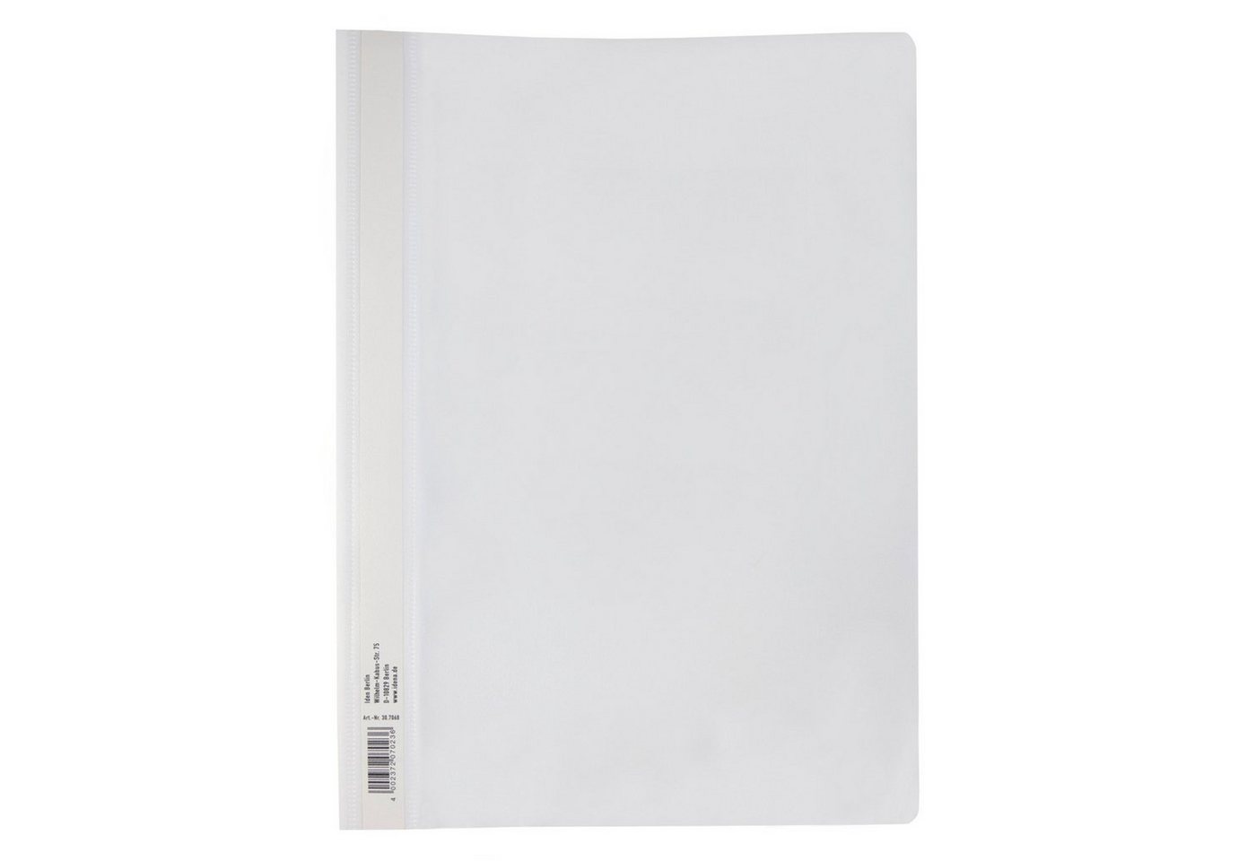 Idena Hefter Idena Schnellhefter A4 PP weiß extra stark Bild 3