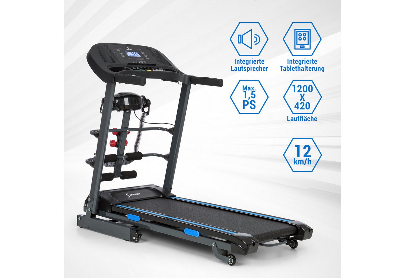 Capital Sports Laufband Pacemaker F120 Pro