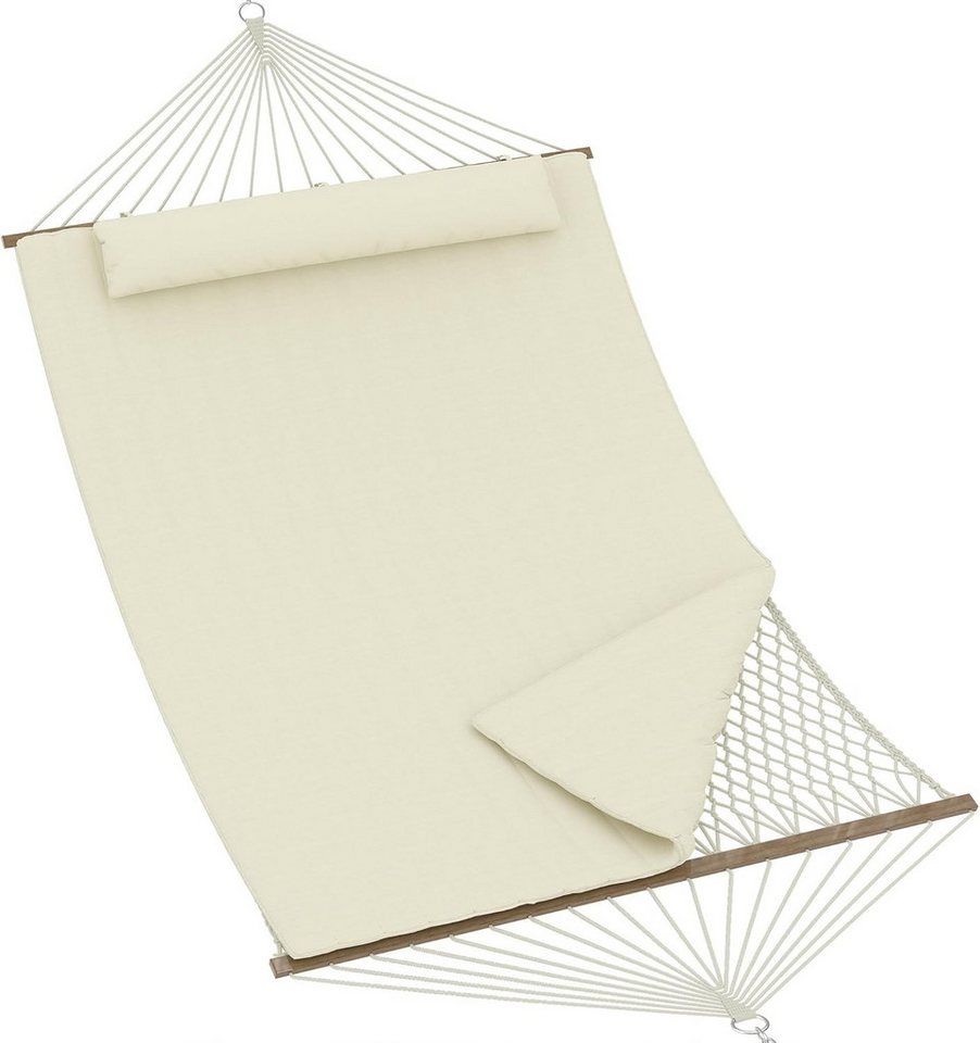 GarveeMore Hängematte für 2 Personen,Gesteppte Doppel-Hängematte, Outdoor-Hängematte für 2 Personen,robust und komfortabel für Garten Bild 5
