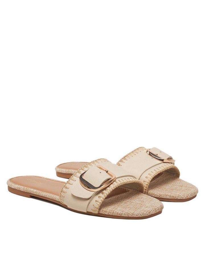 DeeZee Deezee Damen Flip-Flops Beige 241W8X12 Badepantolette Bild 3