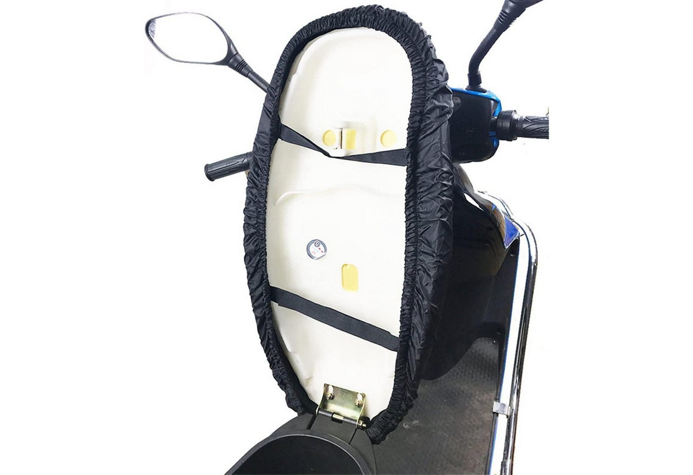 LuxusKollektion Sattelschoner Motorrad Sitzbezug wasserdicht Gummiband Roller L Bild 2