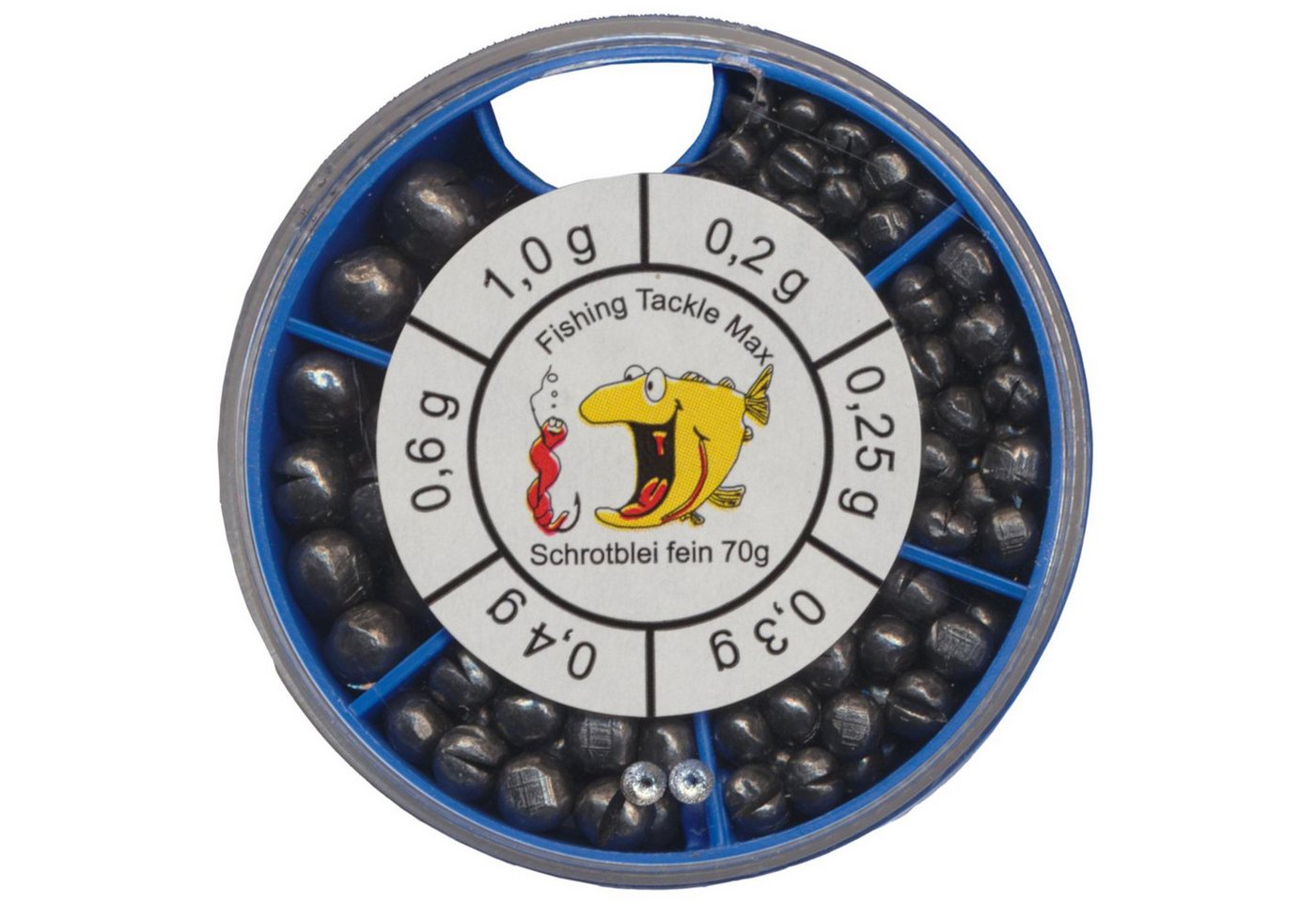 Fishing Tackle Max Bleischrot FTM Schrotblei fein - 70g Spaltbleie