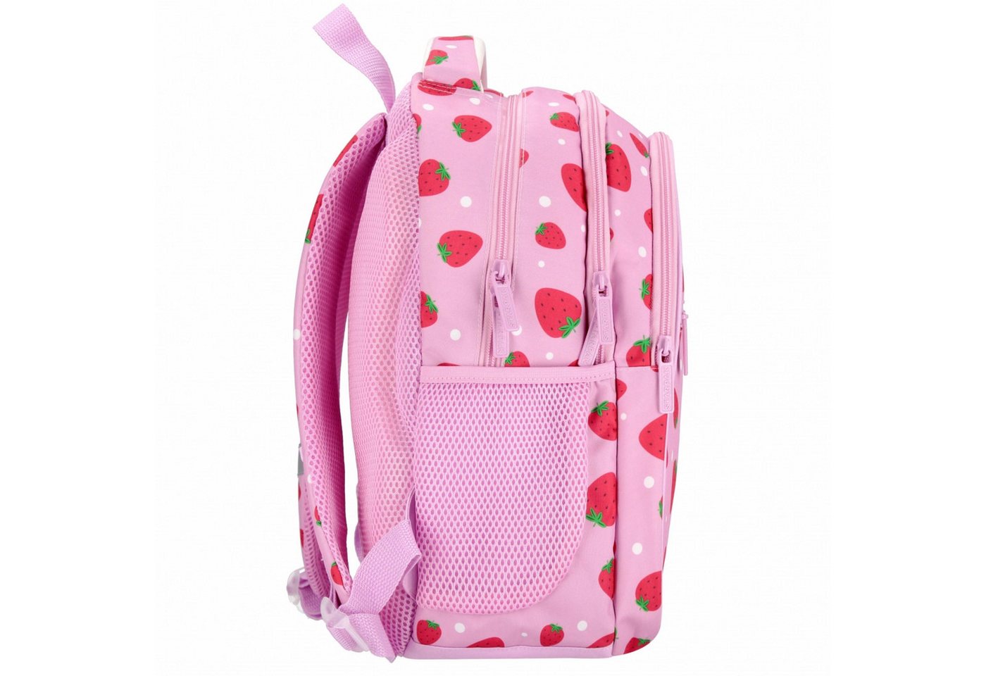 Sarcia.eu Schulrucksack Rosa, verstärkter Schulrucksack für Mädchen, 3 Fächer, Reflektoren Bild 2