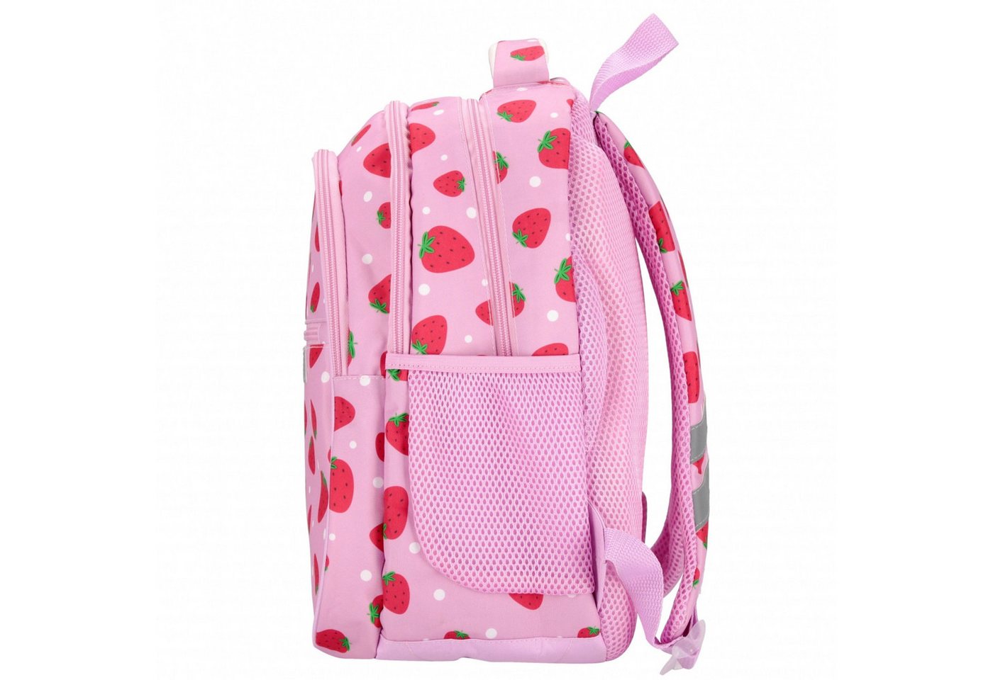 Sarcia.eu Schulrucksack Rosa, verstärkter Schulrucksack für Mädchen, 3 Fächer, Reflektoren Bild 5