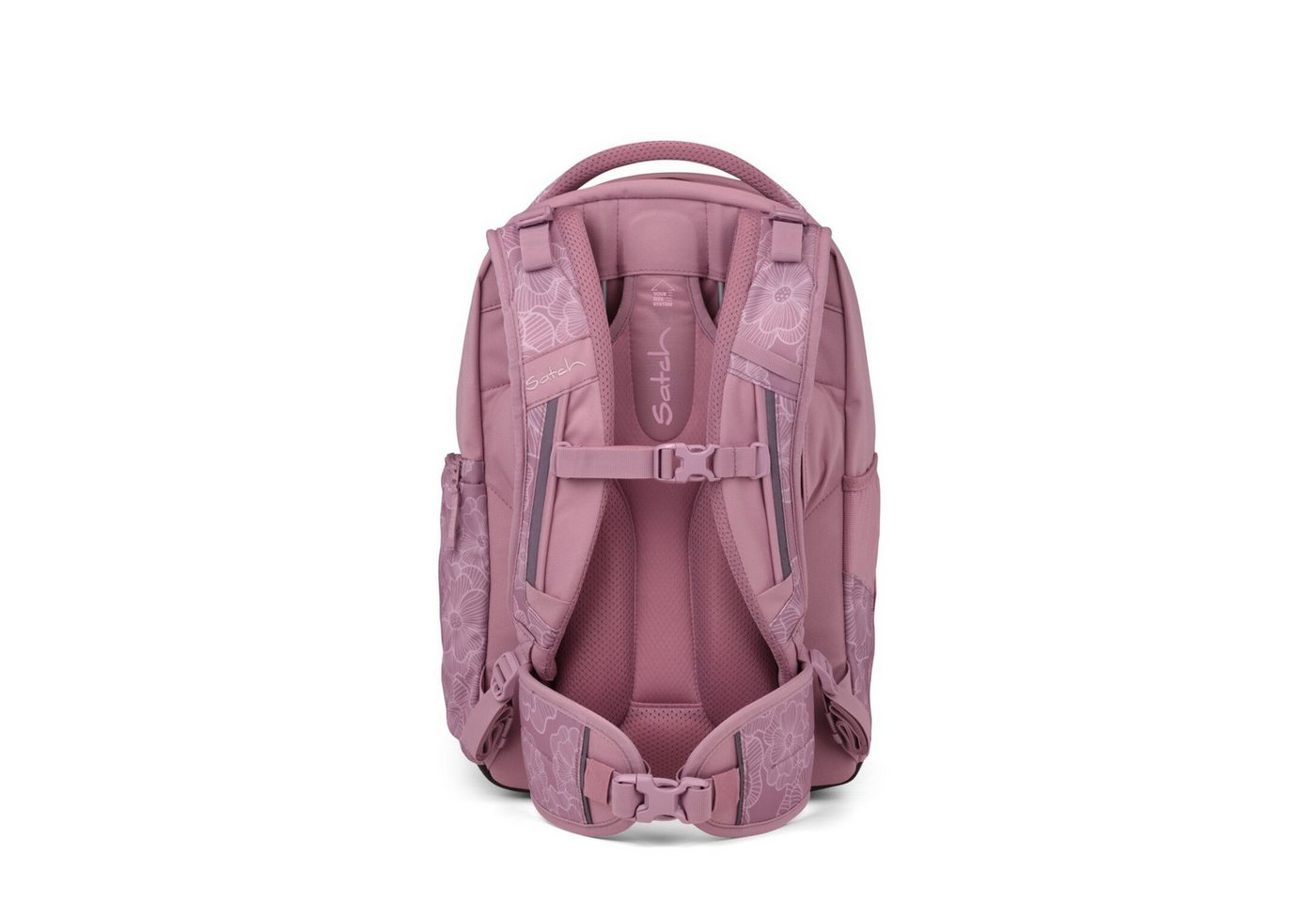 Satch Schulranzen Schulrucksack-Set MATCH Magnolia Dream 2-teilig (2-teilig), Schulranzen, ergonomisch, 30 + 5 Liter, 4 Fächer Bild 4