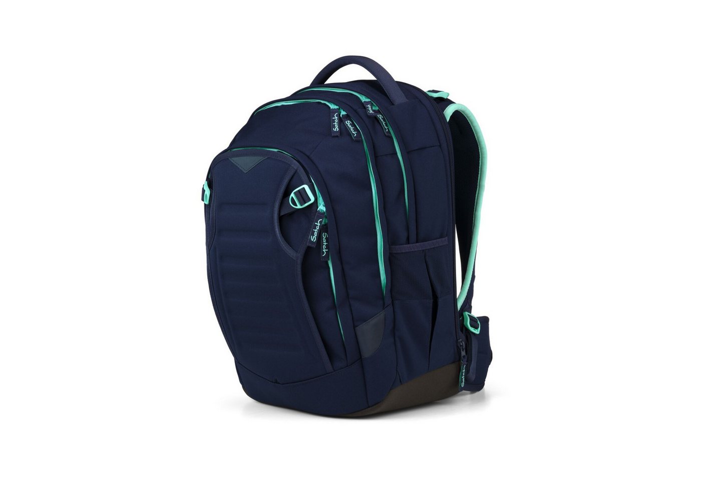 Satch Schulranzen Schulrucksack-Set MATCH PLUS Ocean Mint 3-teilig (3-teilig), Schulranzen, ergonomisch, 30 + 5 Liter, 4 Fächer Bild 4