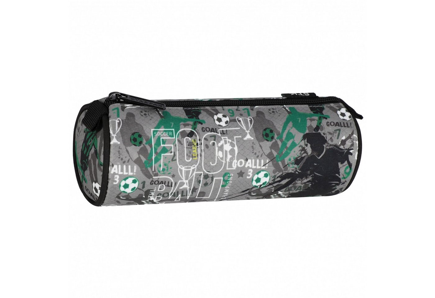Sarcia.eu Federmäppchen Rundes Fußball-Schulmäppchen für Jungen, 22 × 8 × 8 cm