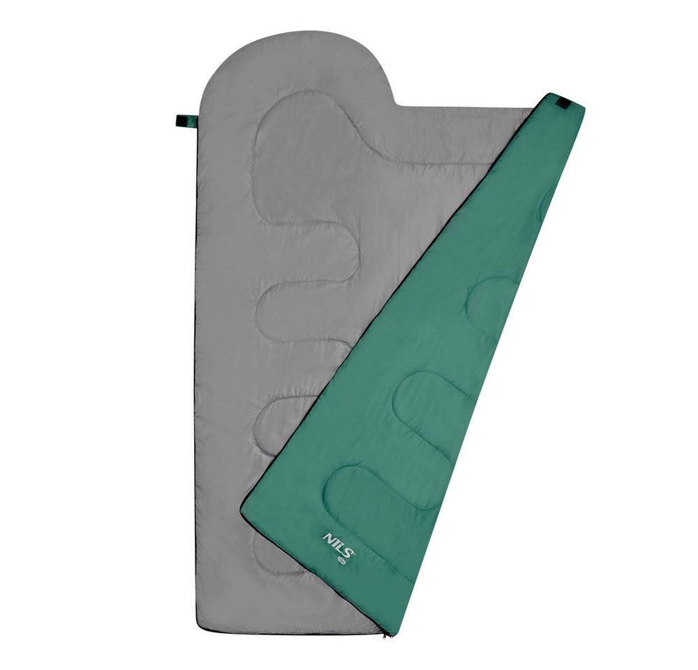 NILS CAMP Schlafsack Deckenschlafsack Campingschlafsack (Spar-Set, 1 tlg., 190 x 75 cm warm), Deckenschlafsack, Doppel-RV, als Decke nutzbar Bild 2