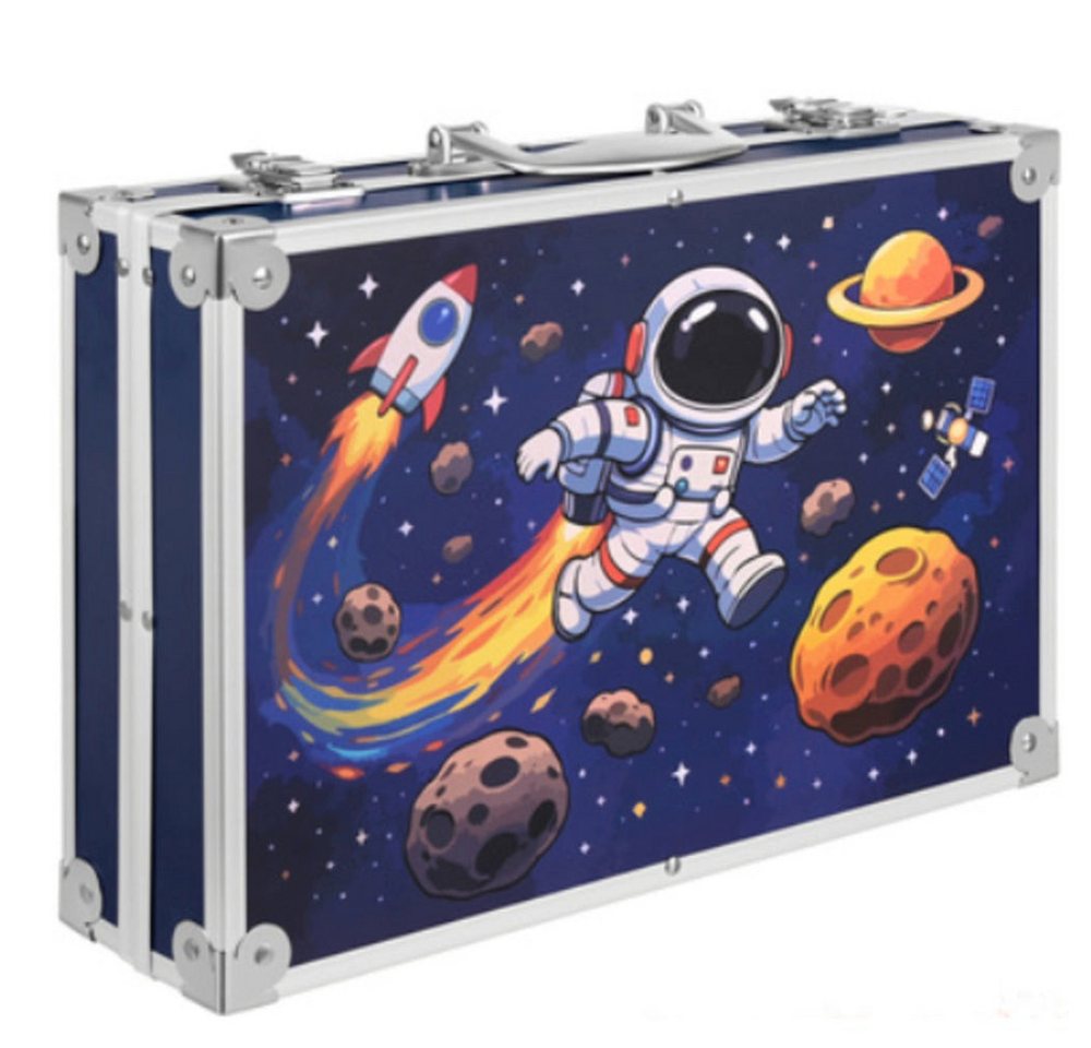 MAALEO Malstift Maaleo Malset Kinder Malkoffer Astronaut 145 Teile mit Stiften und Far Bild 3