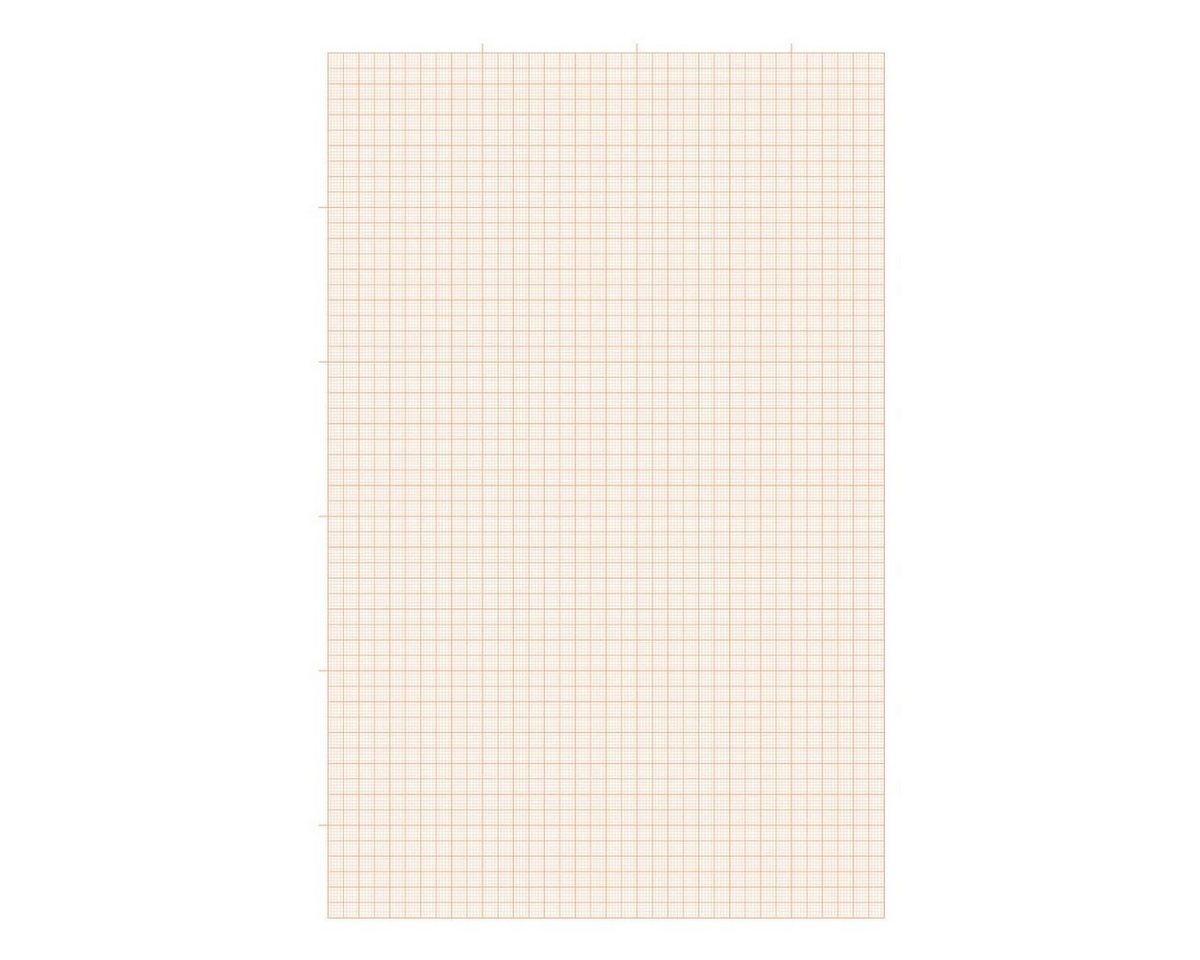 Folia Millimeterpapier, mit 1 mm-Raster-Lineatur, Format A4, 25 Blatt