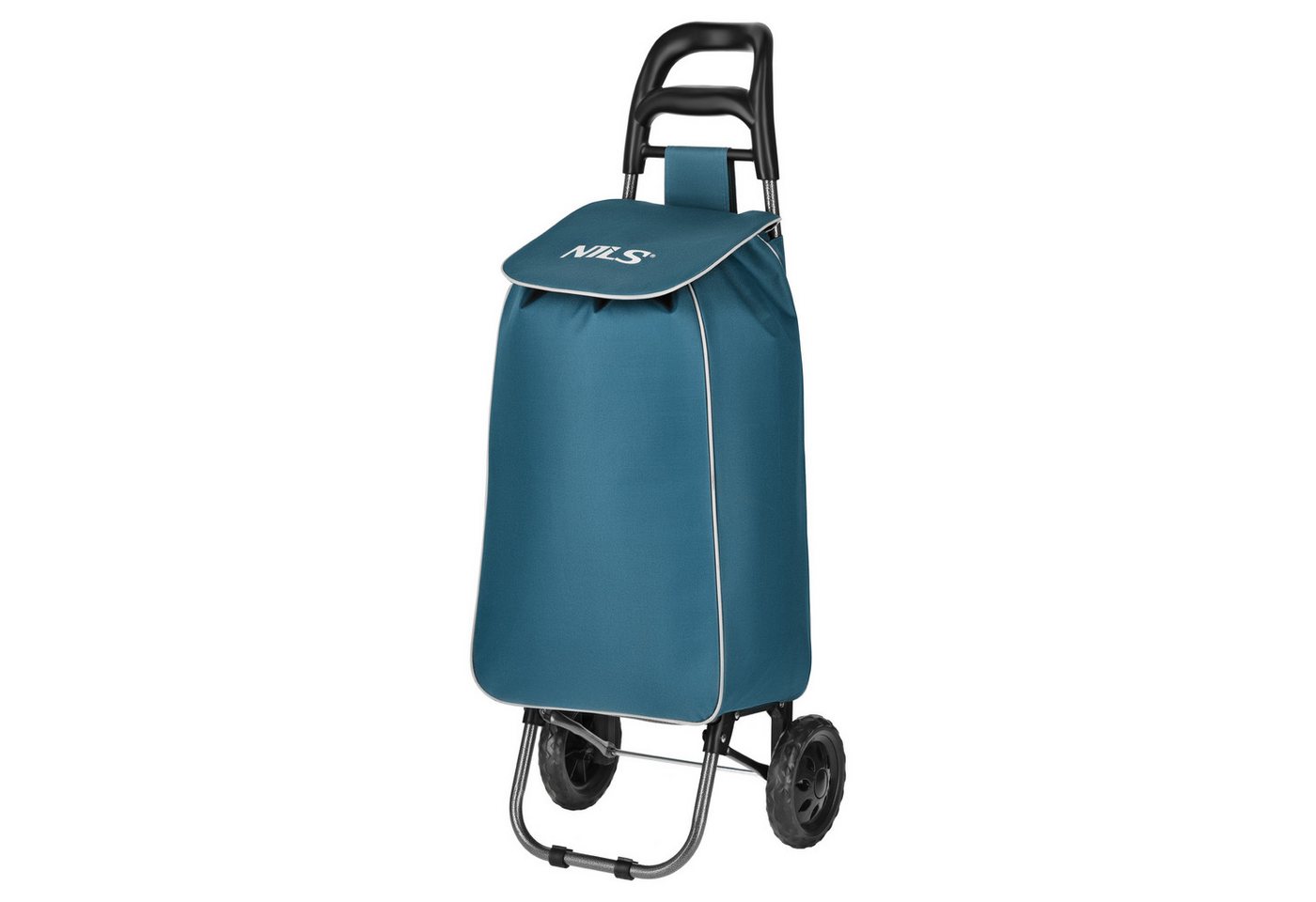 NILS CAMP Einkaufstrolley Isolierter Handwagen faltbarer Einkaufsshopper 40L Einkaufswagen, Thermofach für frische Lebensmittel Bild 2