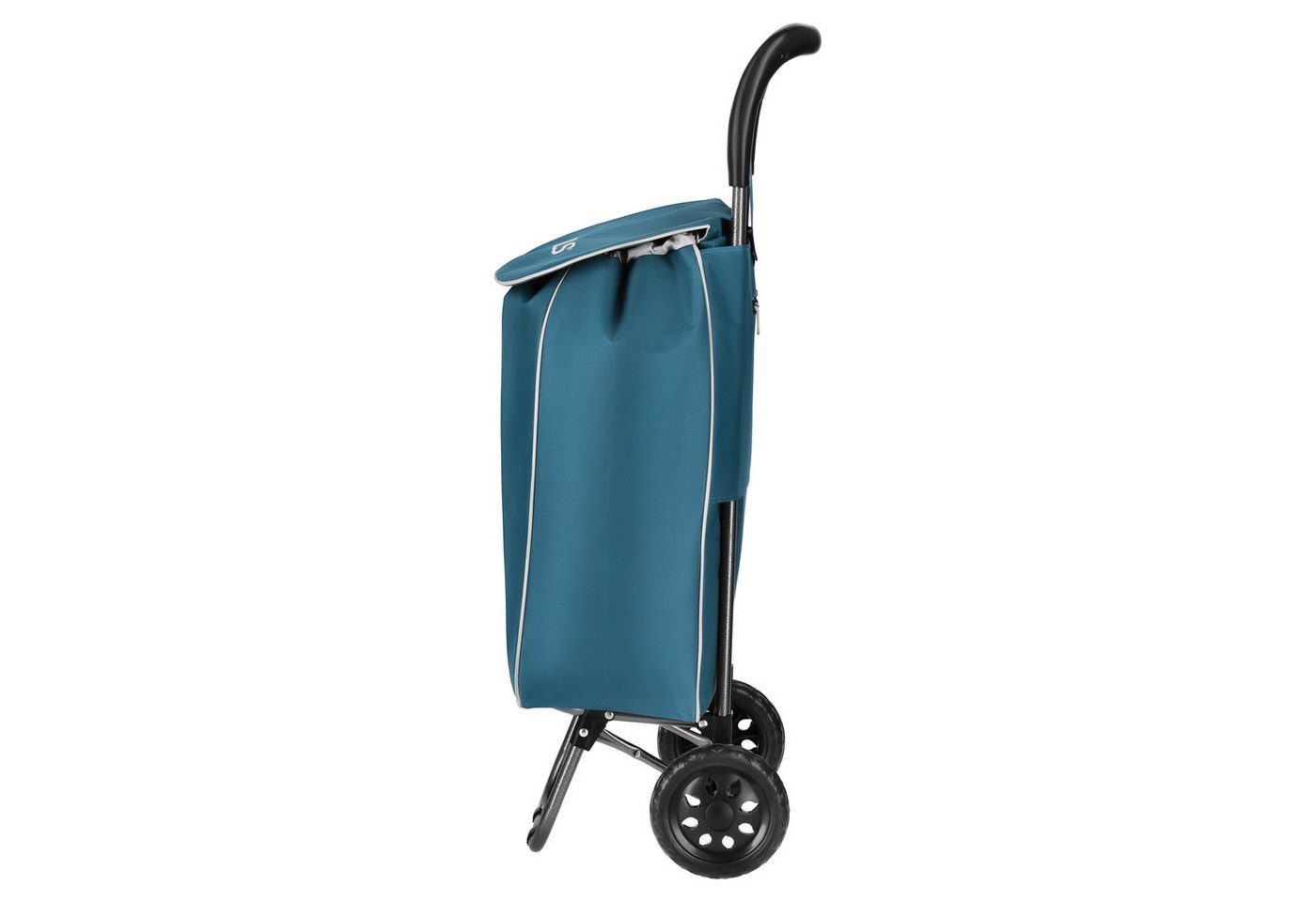 NILS CAMP Einkaufstrolley Isolierter Handwagen faltbarer Einkaufsshopper 40L Einkaufswagen, Thermofach für frische Lebensmittel Bild 5