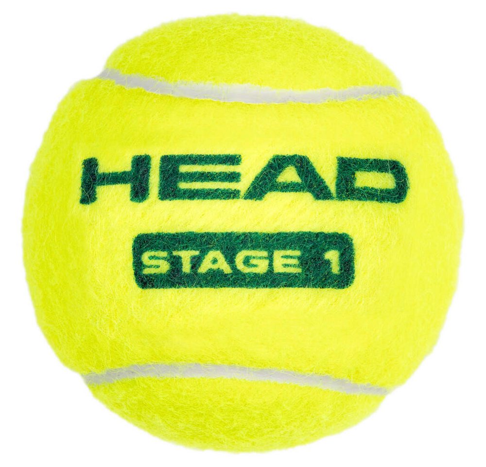 Head Tennisball Methodikbälle Stage 1 Punkt gelb/grün Dose 3er