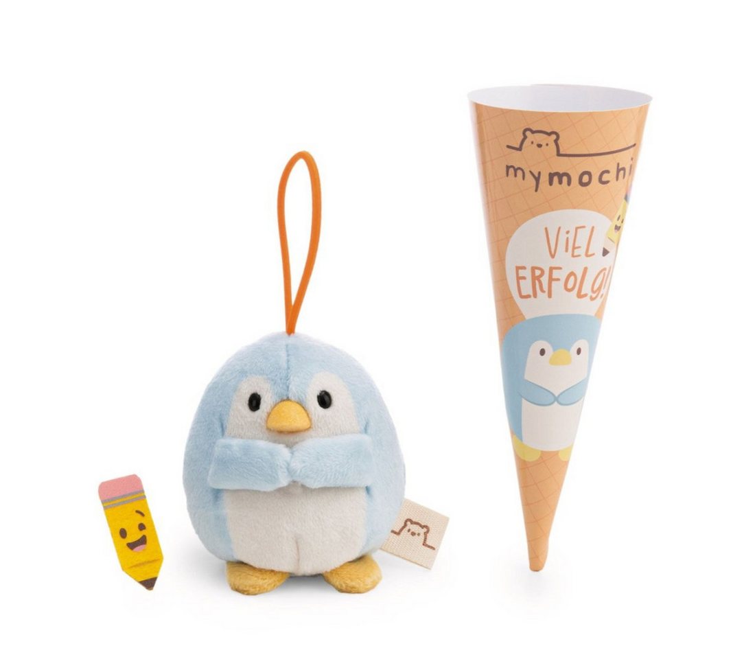 Nici Schultüte mymochi Schlüsselanhänger Pinguin Waddle 8cm mit Bleistift Kuscheltier, als Back to School Geschenk Anhänger, mit kleinem Zubehör moodie Bild 2