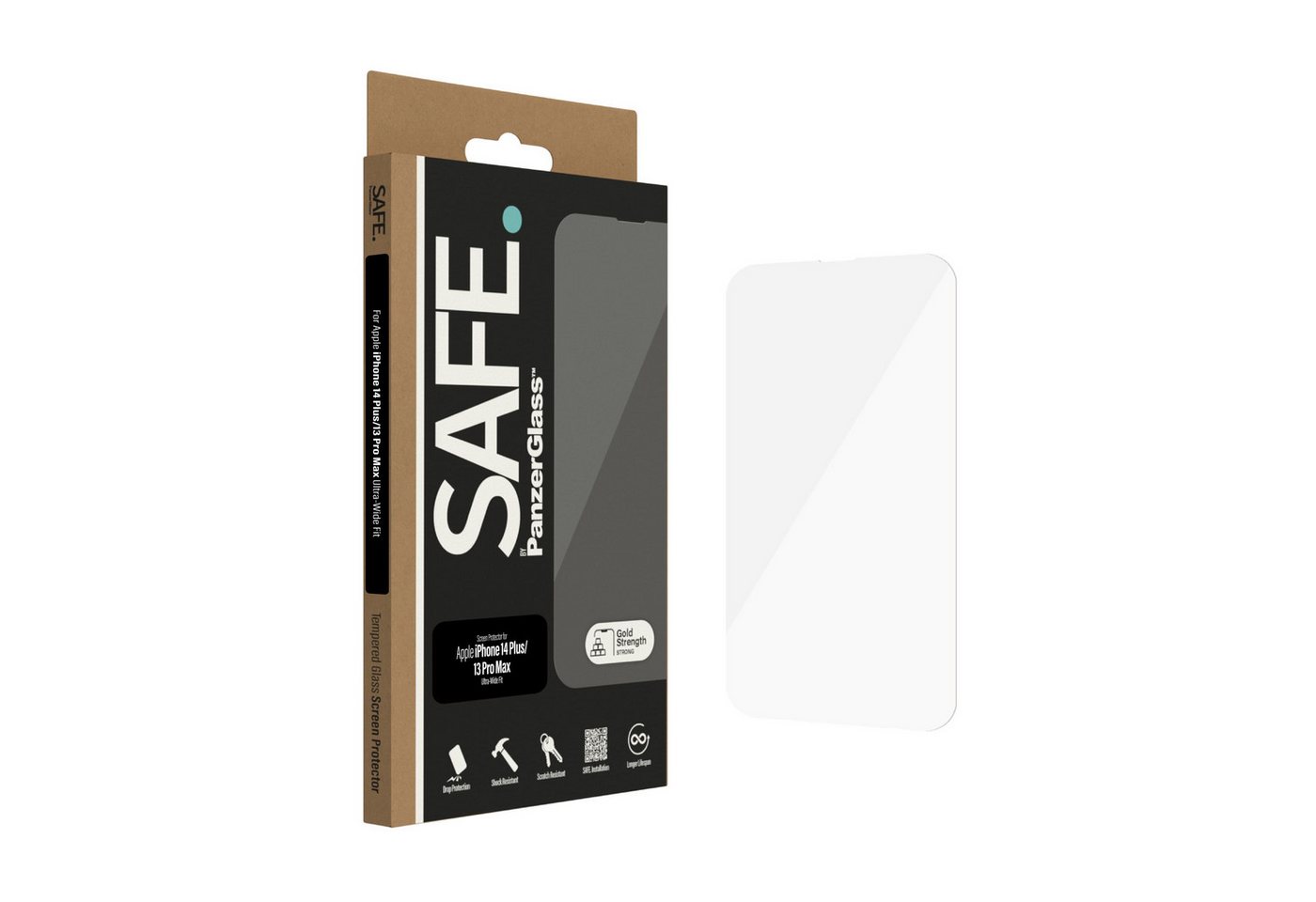 SAFE by PanzerGlass Schutzfolie SAFE. f. iPhone 13 Pro Max, 14 Plus UFW Bild 4