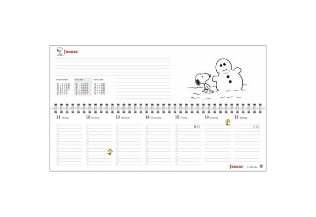 HEYE Querkalender Peanuts Wochenquerplaner 2027