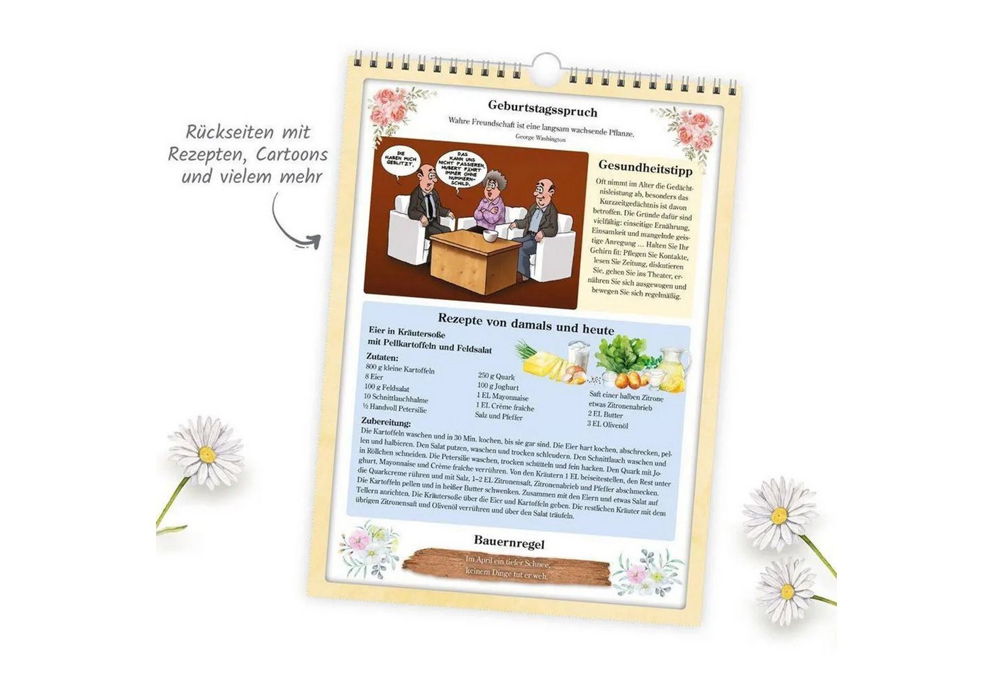 Trötsch Verlag Wandkalender TRÖTSCH - Classickalender Rentnerkalender 2027